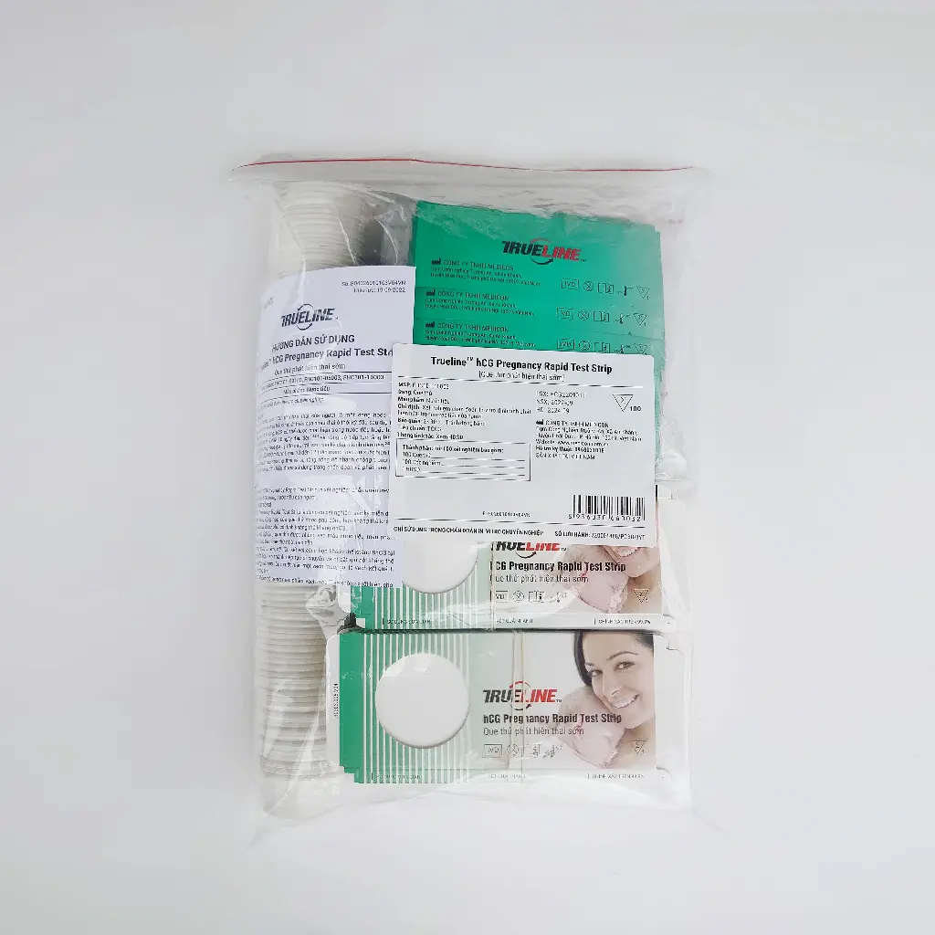 Que thử phát hiện thai sớm [Trueline™ hCG Pregnancy Rapid Test Strip]