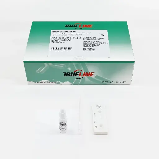 Khay thử xét nghiệm định tính kháng thể IgM kháng HAV [Trueline™ HAV IgM Rapid Test]