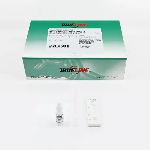 Khay thử xét nghiệm định tính kháng thể kháng HIV 1/2 [Trueline™ HIV 1/2 Ab Rapid Test]